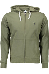 U.S. POLO ASSN. Green Cotton Men Sweater -   -  U.S. POLO ASSN..